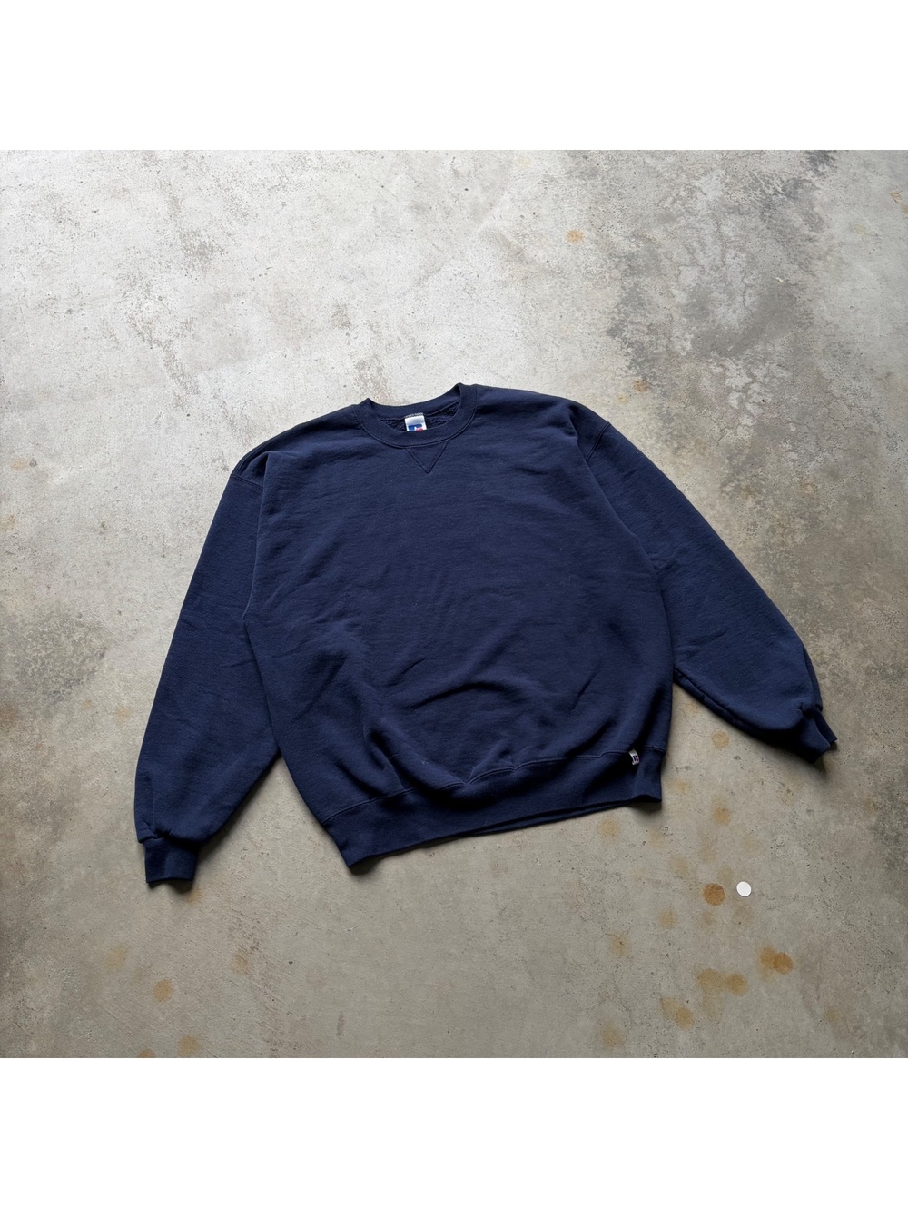 Russell Athletic Navy Blue Crewneck Sweatshirt XL